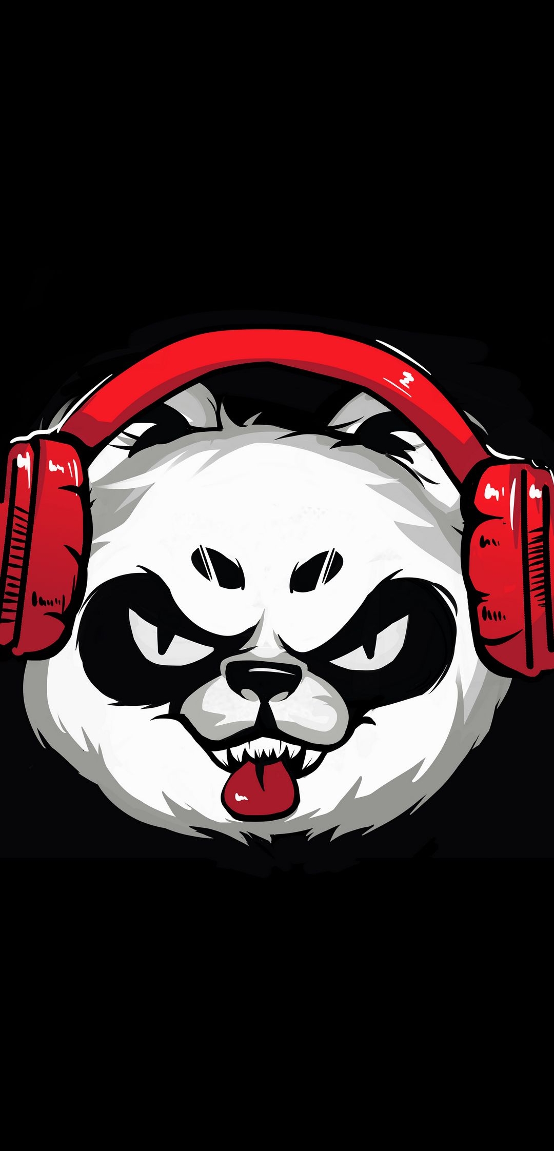 Panda Wildlife Dark Animal HD