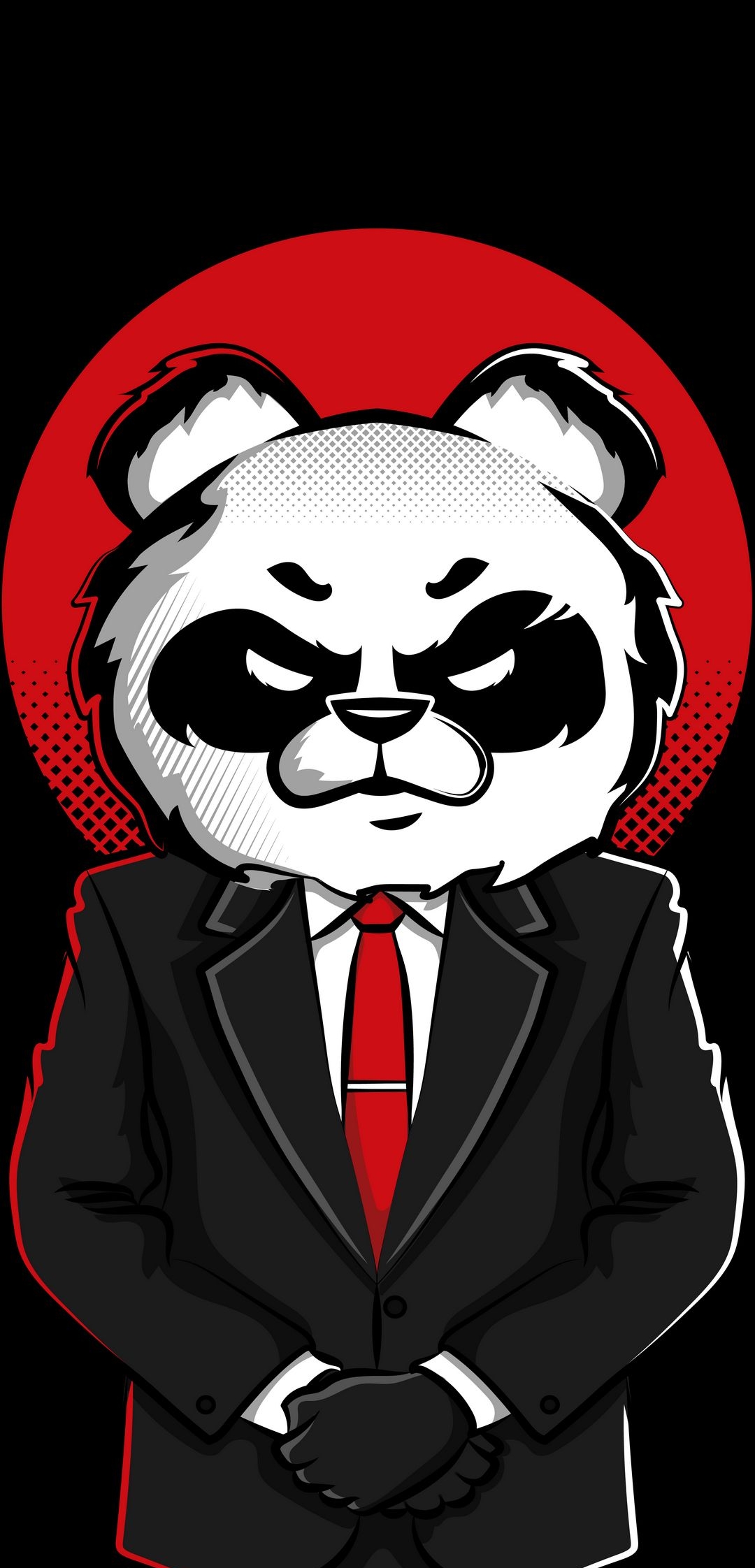 Panda Wildlife Dark Animal HD